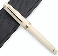 Vista 35 de JINHAO 82 Pluma estilográfica con clip dorado (punta F 0.5mm, transparente)