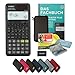 Produktbild CALCUSO Streberpaket schwarz mit Taschenrechner Casio fx-87DE Plus 2nd Edition