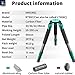 Carbon Fiber Tripod INNOREL RT90C Bowl Tripods Professional Heavy Duty Camera Stand with 75mm Bowl Adapter for DSLR Cameras Compatible with Ball Head & Fluid Head, 63 inch, 40mm Tube 40kg Load Black
