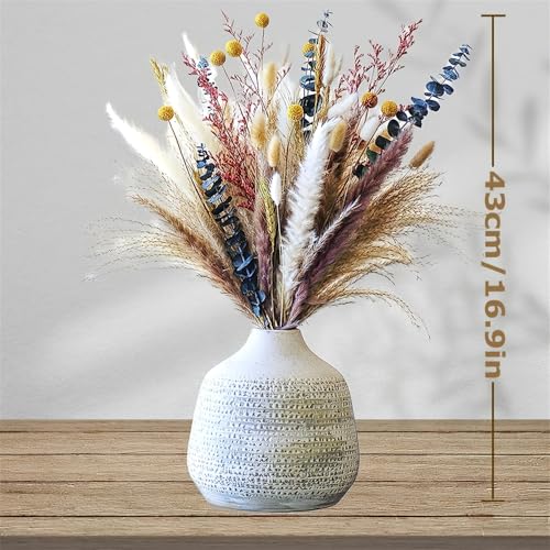 Nature Pampas Grass Bouquet 90Pcs Mix Dried Flowers miniatura 3