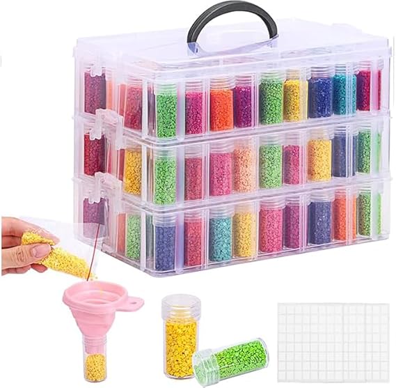 3Tier Diamond Painting Storage Container, 150 Slots