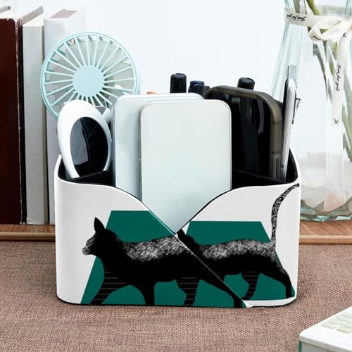 Porte-stylo rectangulaire à double compartiment pour votre coiffeuse - 7