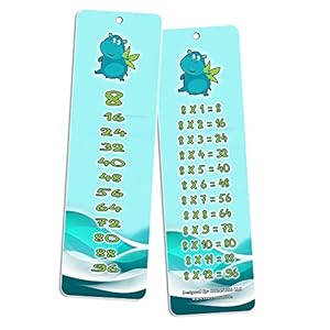 Creanoso Times Tables and Skip Counting Chart Cards (6 Sets) - Daily Math Practice - Cool Math Gifts - Math Help for Kids - Multiplication and Skip Count Made Easy - Back to School Supplies Creanoso Times Tables and Skip Counting Chart Cards 6 Sets Daily Math Practice Cool Math Gifts Math Help for Kids Multiplication and Skip Count Made Easy Back to School Supplies