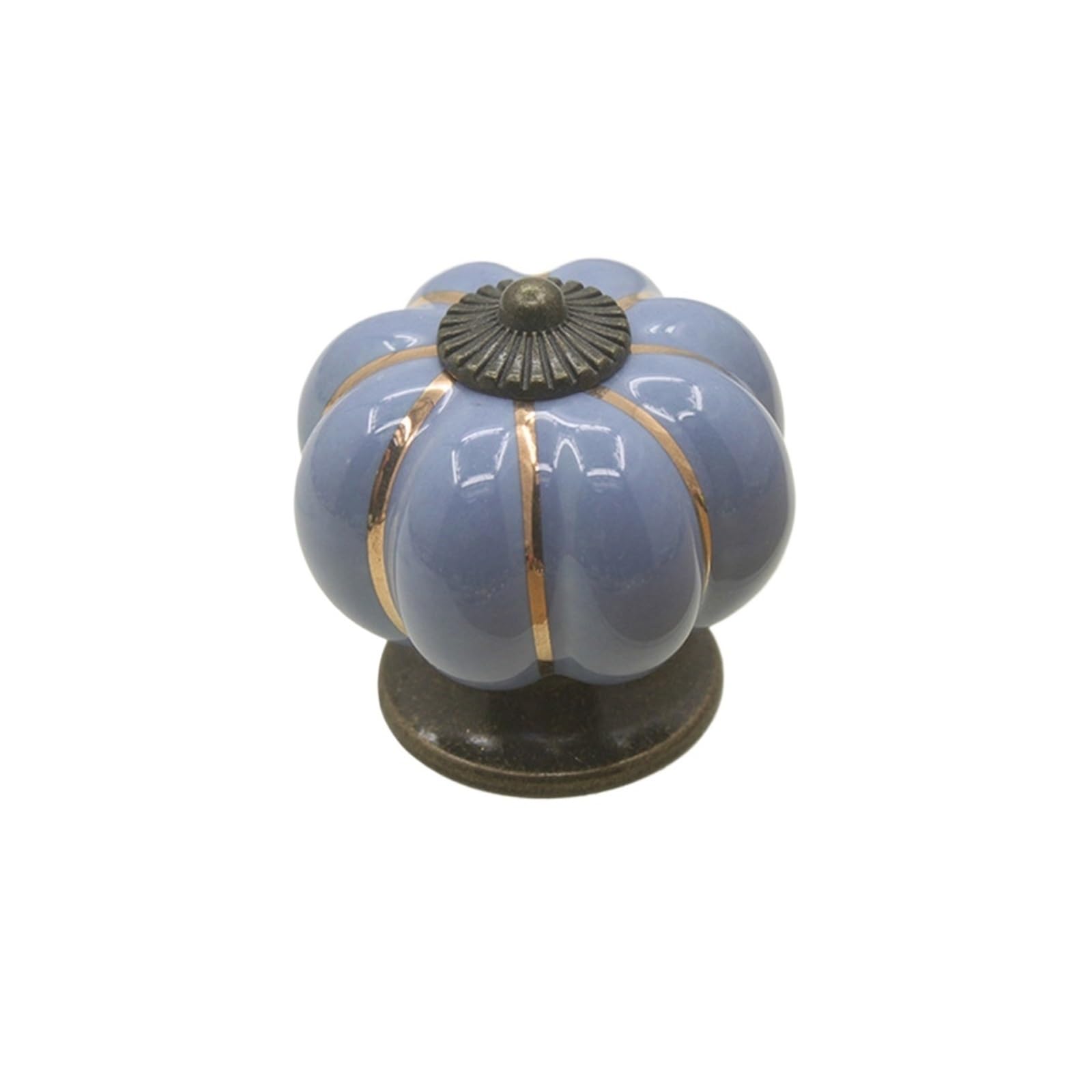 Kifsdlf Color6 2Pcs Ceramic Pumpkin Cabinet Knob Drawer Furniture Handles Single Hole Door Pulls Wardrobe Closet Hardware For Cupboard Wardrobes Furniture(Color6)