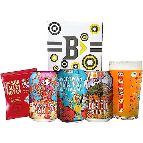 Beavertown Glasses Funny Pint Glasses With Unique Designs