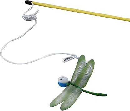 Amazon 綺麗な おかしい短い杖リアルなトンボペット猫ベルいじめプレイインタラクティブなおもちゃランダムな色クリエイティブでスペースを節約する便利なストレージ N K しつけ用品 通販