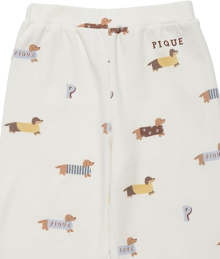 Amazon | [ジェラート ピケ] 【KIDS】ダックスフンド柄ロングパンツ