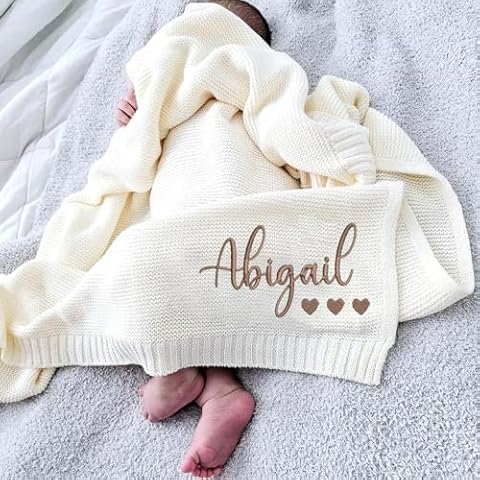 Custom Embroidered Baby Blanket by Generic Cover