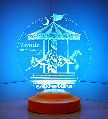 Preisvergleich Produktbild Kindergeschenke Nachttischlampe Personalisierte Geschenke mit Geschenkbox Baby Led Lampe Schlummerlicht Deko Lampe