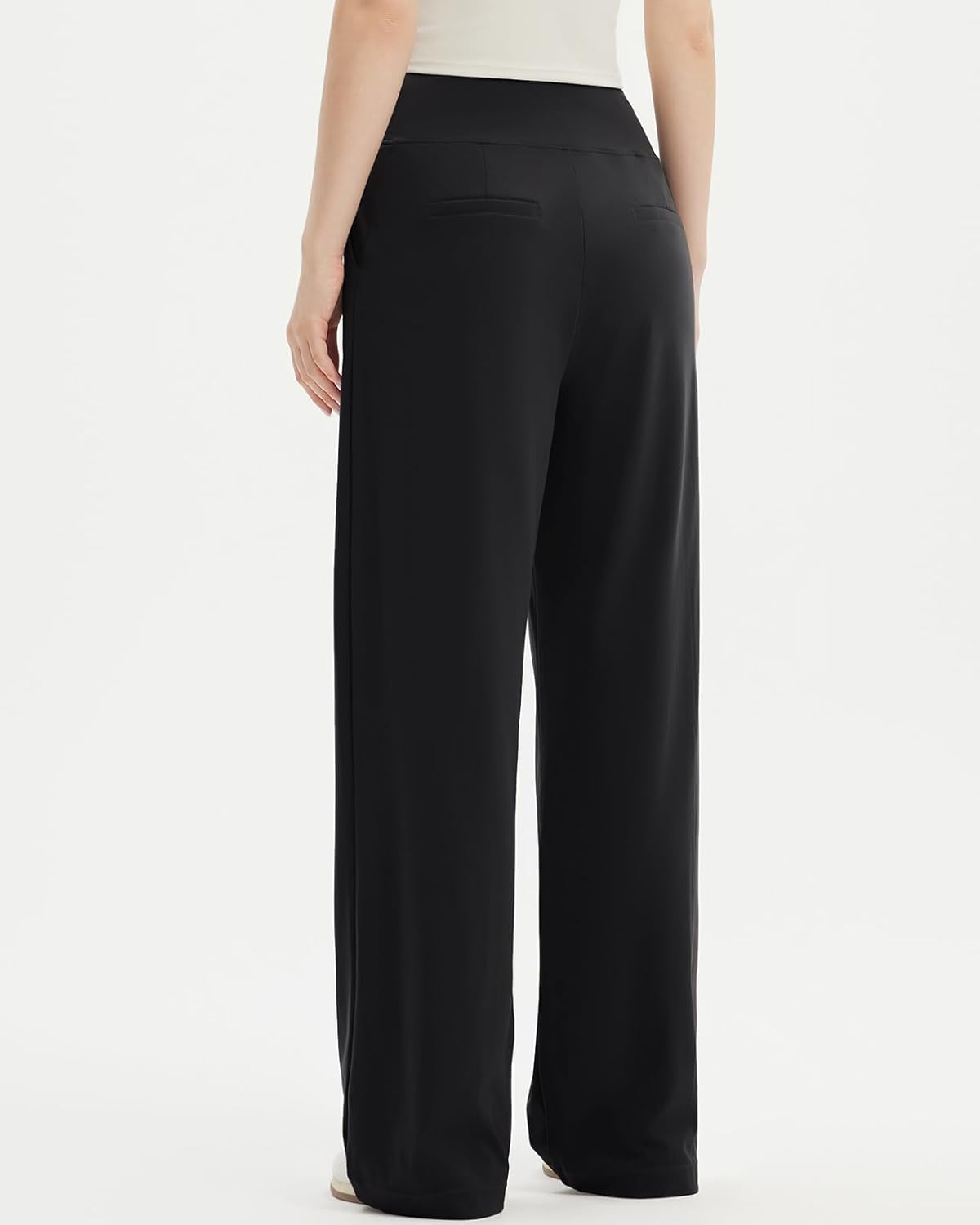 SUUKSESS Women Casual Wide Leg Pants 2025 High Waisted Lounge Work Pant with Pockets - Image 3