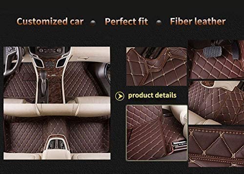 Tappetini Auto Personalizzati Muchkey Per Alfa Romeo Giulia 2000-2025 - 2 Pezzi Anteriori In Ecopelle, Impermeabili E Antiscivolo, Nero/rosso - 2