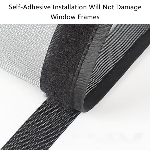 Mosquitera autoadhesiva de malla multicolor 160x180 cm para proteger tu hogar 4