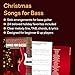 Christmas Songs for Bass | Sheet Music Book with 24 Holiday Classics arr. for 4 String Electric Bass Guitar | Beginner to Intermediate Songbook in Standard Notation and Tablature