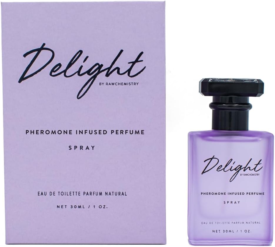 Delight Pheromone Infused Perfume for Women – Women's Perfume Infused with Pheromones – Delight by Raw Chemistry Spray with Feromonas – con Feromonas para Mujer