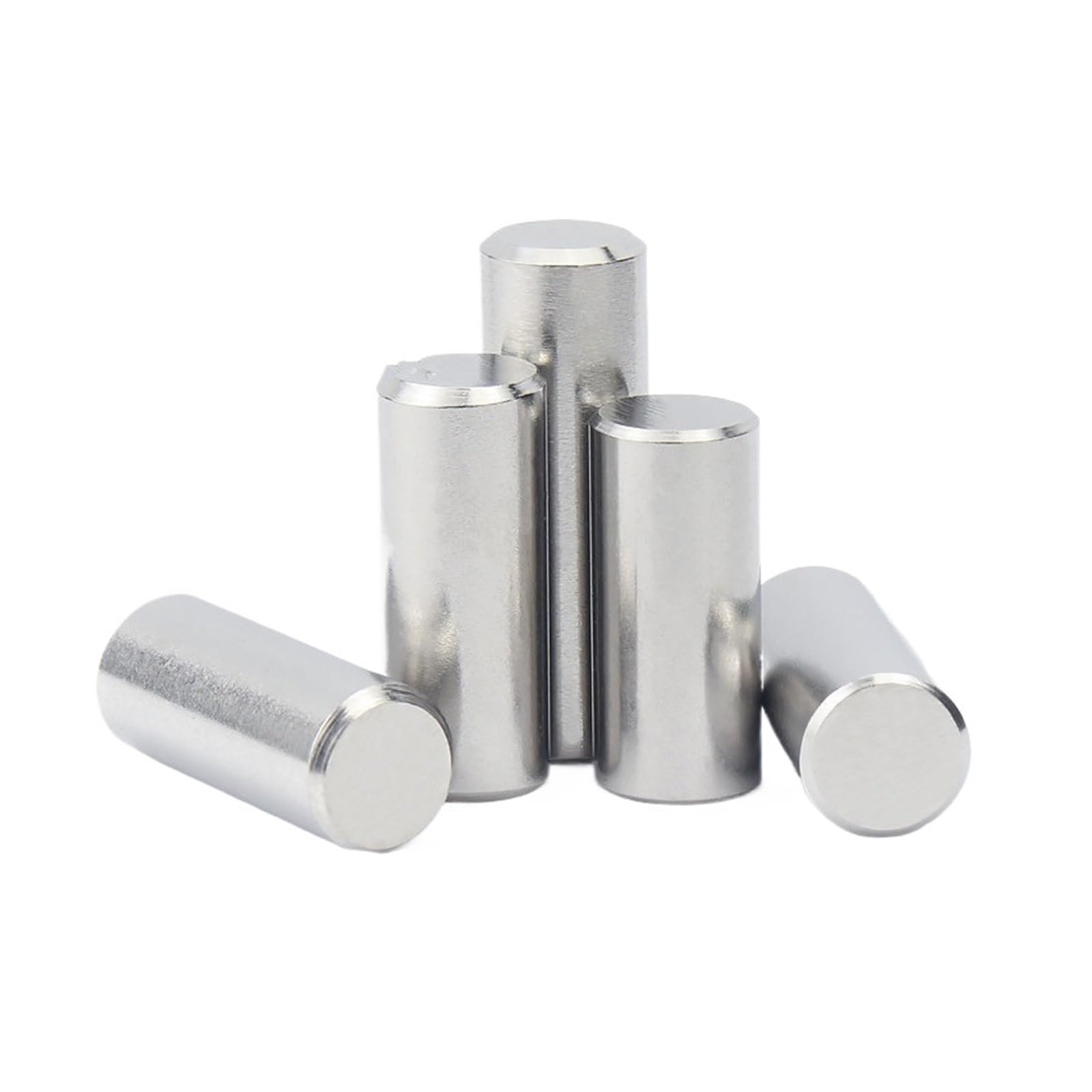 Single Hole Clevis Pins, Stainless Steel Cylindrical Pin Locating Dowel Pack of 10(20mm X10pcs,M2)