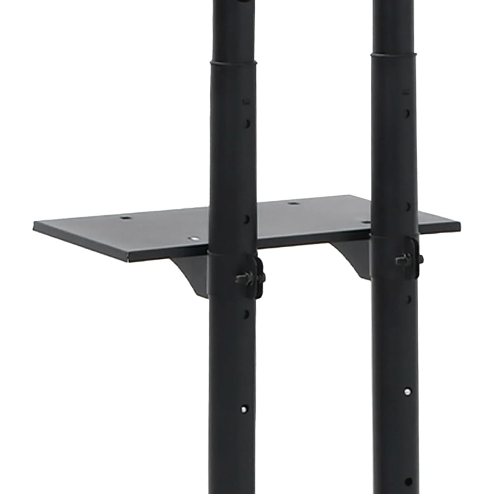 Tidyard Supporto TV su Ruote per Schermo 32-70 Pollici, Max VESA 600x400mm, 50kg, Nero Acciaio, Carrello TV Mobile con Inclinazione, per Ufficio Casa 379577