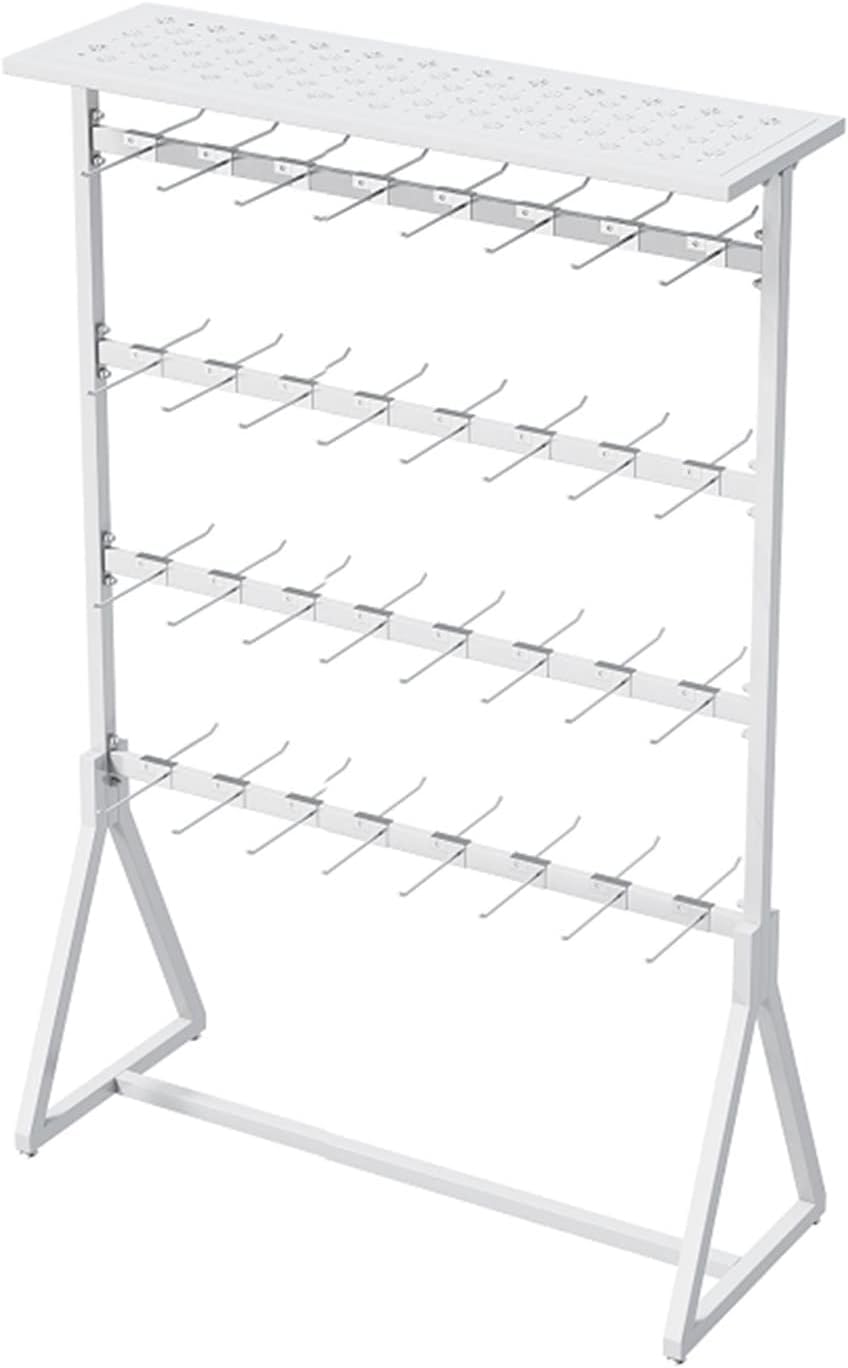 Präsentationsständer für Kleidung im Einzelhandel, 4 Ebenen, Multifunktions-Nizer für Unterwäsche, Socken, Handschuhe, BHS, Höschen und Zubehör, höhenverstellbar, Ladeneinrichtung