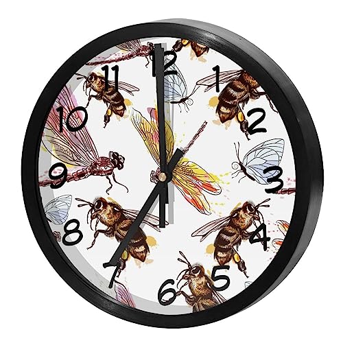 Horloge murale sans tic-tac à quartz pour éliminer les bruits gênants dans la cuisine et l'école