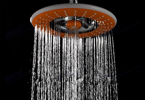 Robinet ensemble de douche chrome Gowe contre le calcaire pomme orange - 2