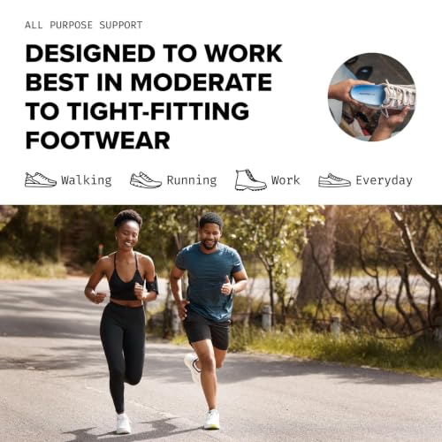Image of Superfeet All-Purpose Support Medium Arch Insoles (Blue) for Active Lifestyle with Medium Arch Support - Men 7.5-9 / Women 8.5-10