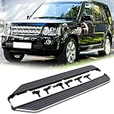 Running Boards Side Step Bar Compatible with 2004 2005 2006 2007 2008 2009 2010 2011 2012 2013 2014 2015 2016 Land Rover Discovery 3 4 LR3 LR4 Side Steps Nerf bar