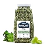 Harmony House Foods, Dried Celery, Crosscut, 8 Ounce Quart Size Jar