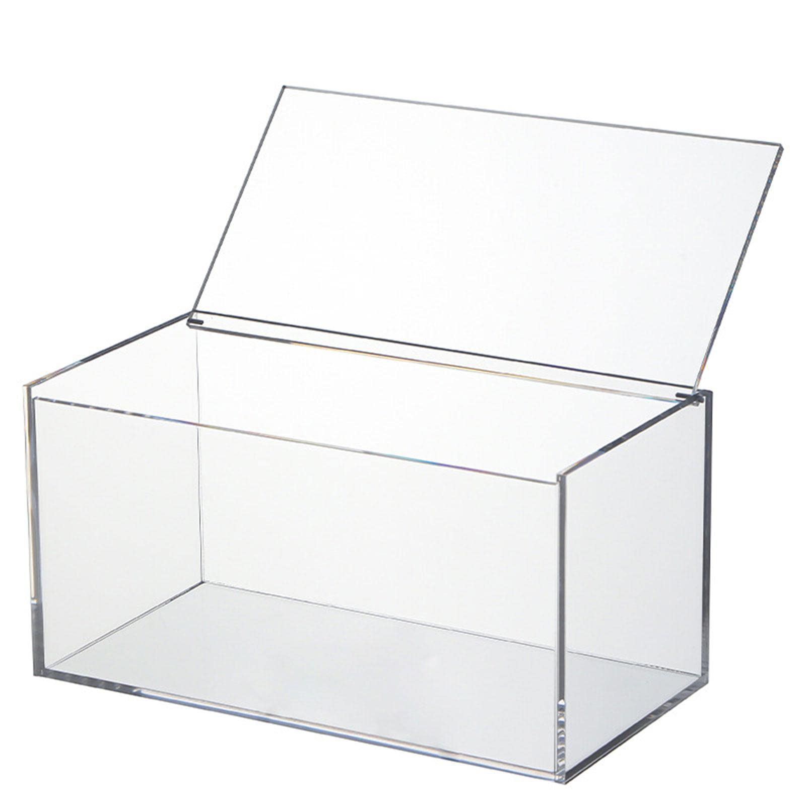 Vitrine en acrylique transparent,boîte supérieure à seau à assembler soi-même,vitrine anti