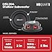 MB Quart 400 Watt Max 200 Watt RMS Shallow Subwoofer, Slim Car & Powersports Speaker, Discus