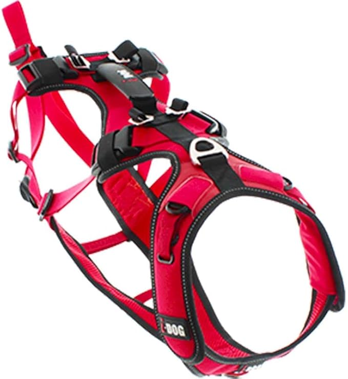 Meilleurs prix pour I-Dog harnais Chien Confort Trek Taille XXS Rouge - 55/65 x 32/36 cm
