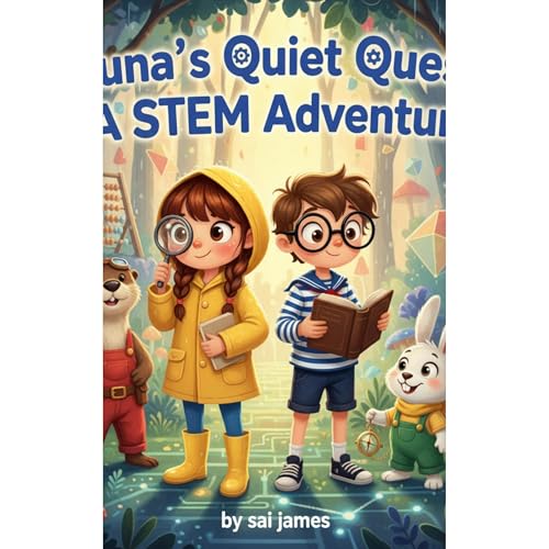Luna's Quiet Quest A STEM Adventure Audiolibro Por sai james arte de portada