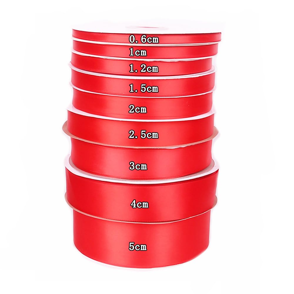 Cinta de raso roja de 300 mm de ancho, cinta de regalo, cinta de tela para manualidades, cinta de boda, cintas para el pelo, cintas de Navidad, cinta decorativa de satén impresa, para manualidades,