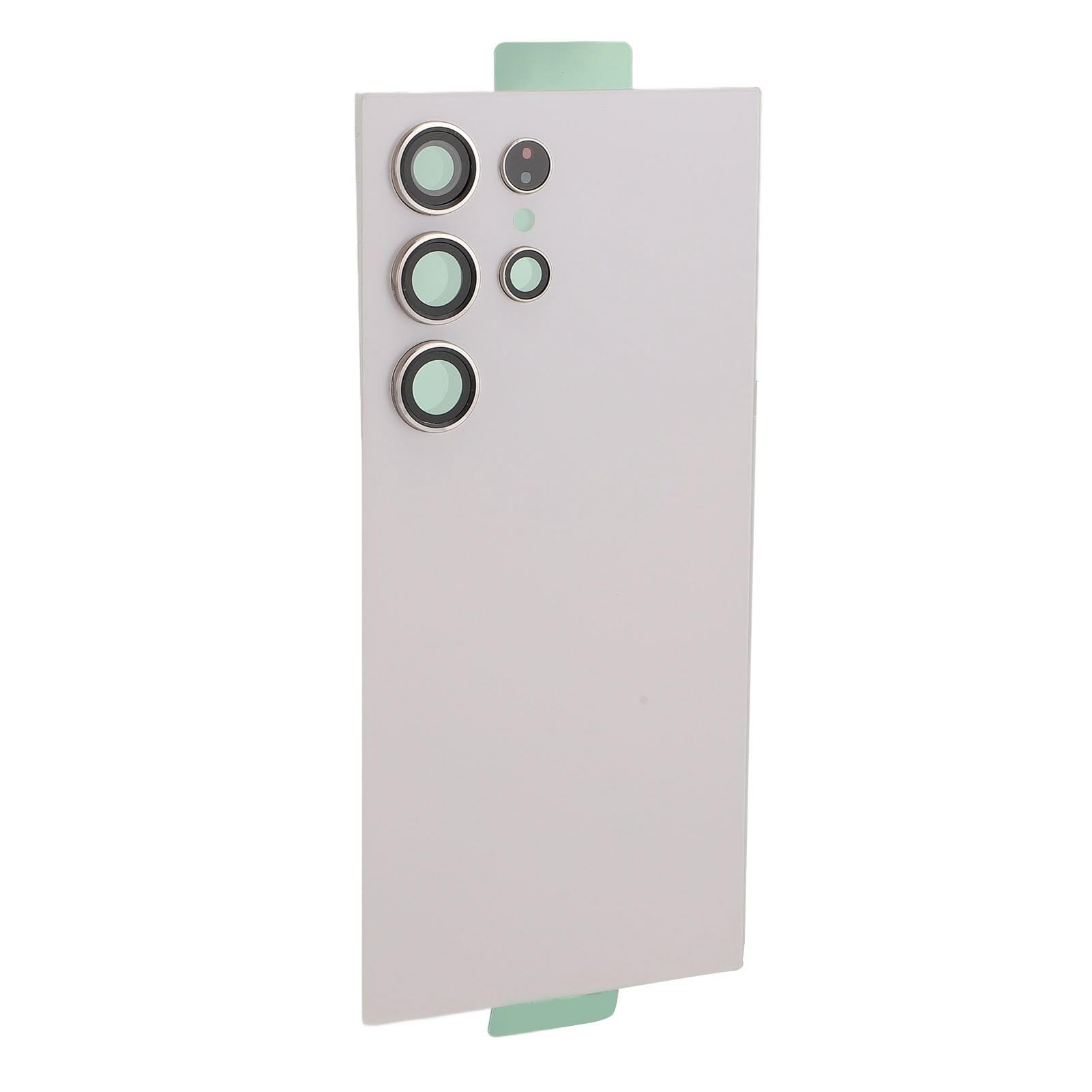 Cocoarm S24 Ultra 5G Cubierta Trasera de Repuesto, Kit Adhesivo DIY (White)