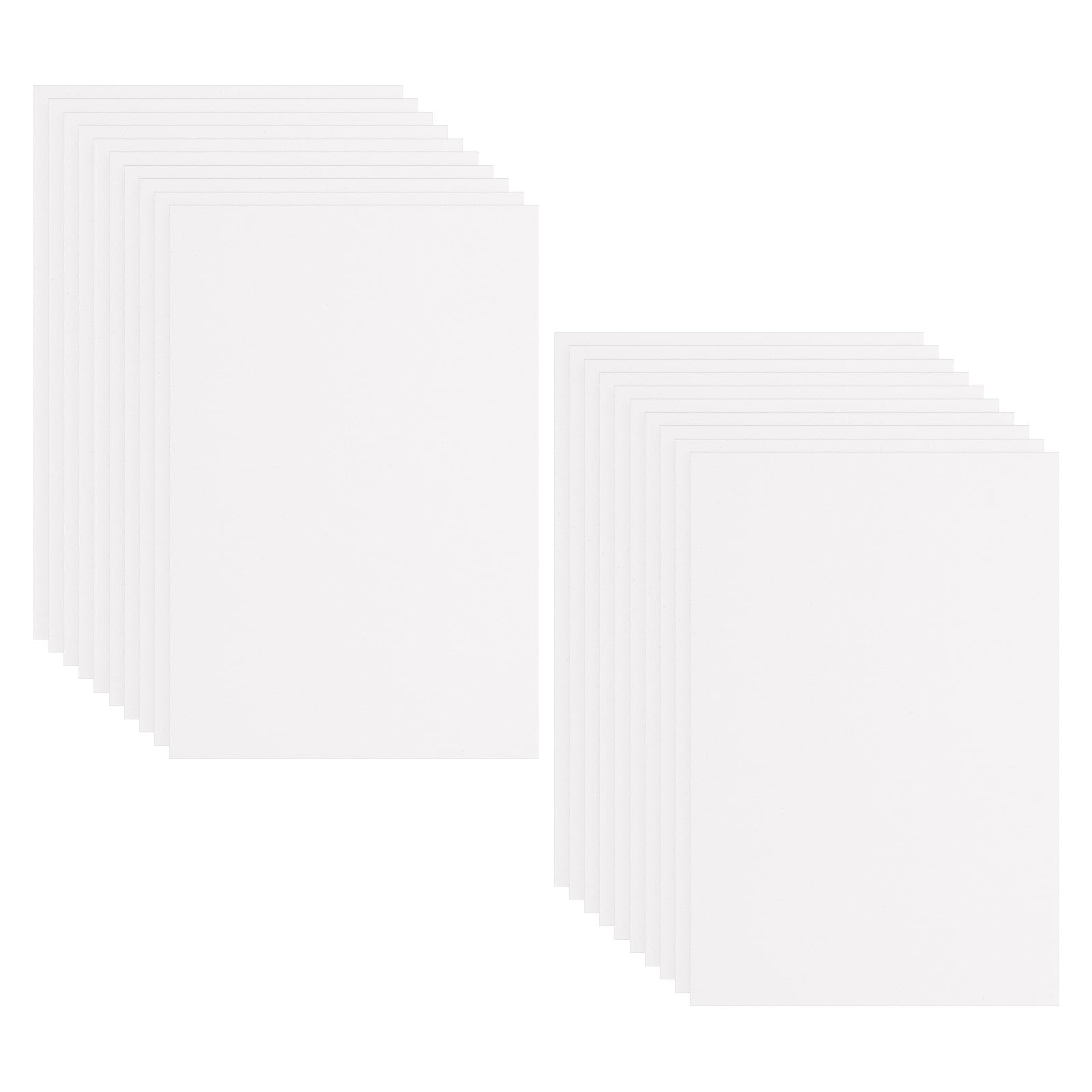 PATIKIL 20 Pack EVA Foam Sheets, 12" x 8" 2mm Thick Foam Sheets Crafts Foam Paper for Craft Classroom Bulletin Board Decor Scrapbooking Cosplay Costume, White — image 1