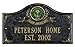 Whitehall™ Personalized Service Medallion Plaque. Made in the USA. Display a personalized message or your address and street name. Custom house sign. Wall mounted plaque