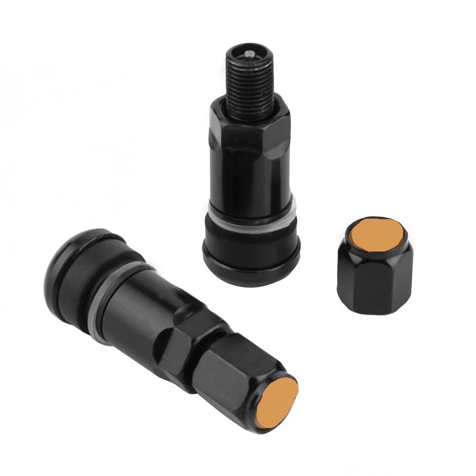 Capuchon de Valve Auto Tiges de Valve de Pneu de Roue sans Chambre à air de Voiture, Bouchons d'air universels en Alliage d'aluminium pour Moto, Accessoires Automobiles, 20/4 pièces(Grey 20PCS)