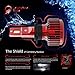 LIGHTENING DARK H7 LED Headlight Bulbs, 20000LM All-in-one Conversion Kit 360°Adjustable Beam Pattern Halogen Replacement 80W 6500K Cool White