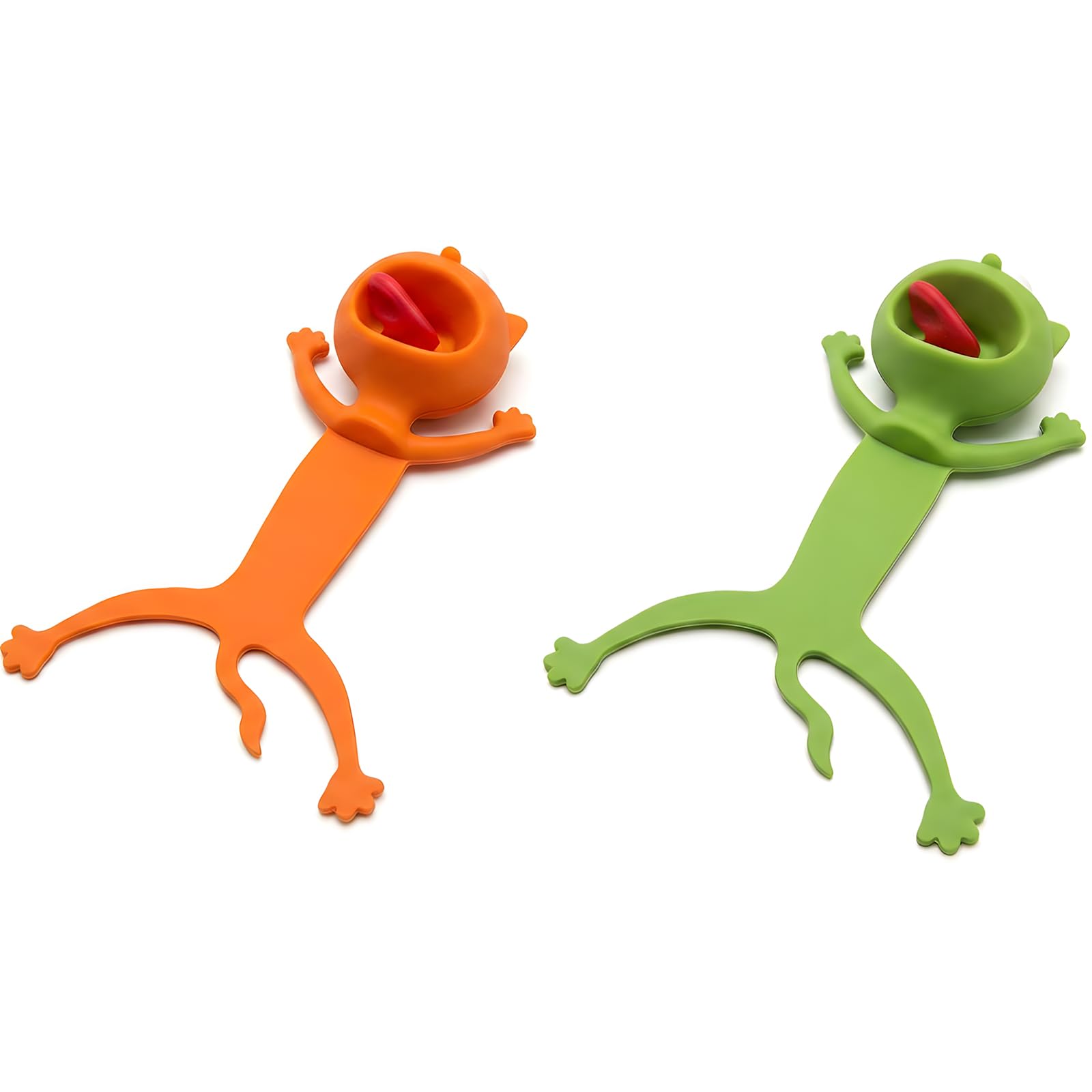 2Pcs Cat Bookmarks, 3D Cartoon Animal Book Marks, Funny Bookmarks for Boys Girls, Cute Bookmark for Students Office Stationery, Creative Gift for Cat Lovers