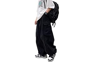 Gothic Harajuku Cargo Pants: Y2K Essential for Streetwear Lovers