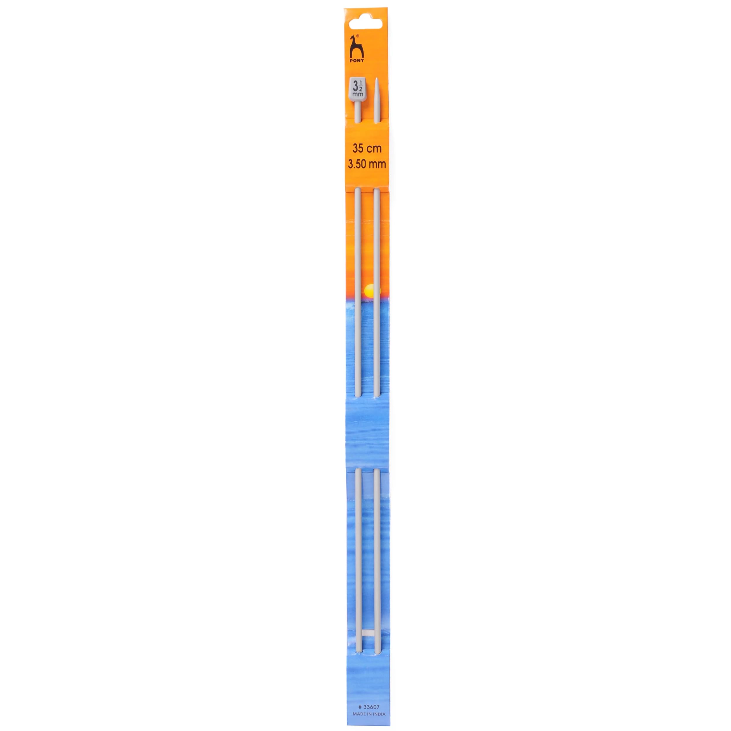 Pony Single Ended Classic Knitting Pins - 35Cm x 3.50mm