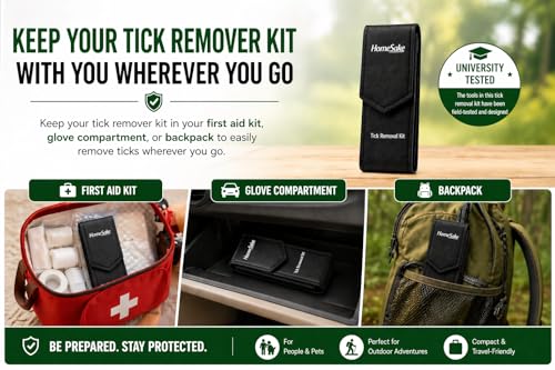 Homesake Stainless Steel Tick Remover Kit