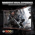 ZZA Gaming Monitor 27 Inch Curved, 280Hz| 240HZ|1ms| Computer Monitor FHD|1080P| 90% DCI-P3,100% sRGB,PC Monitor FreeSync| HDMI|HDR|Low Blue Light| HDMI|DP Ports| VESA Mount| Metal Stand - Image 5