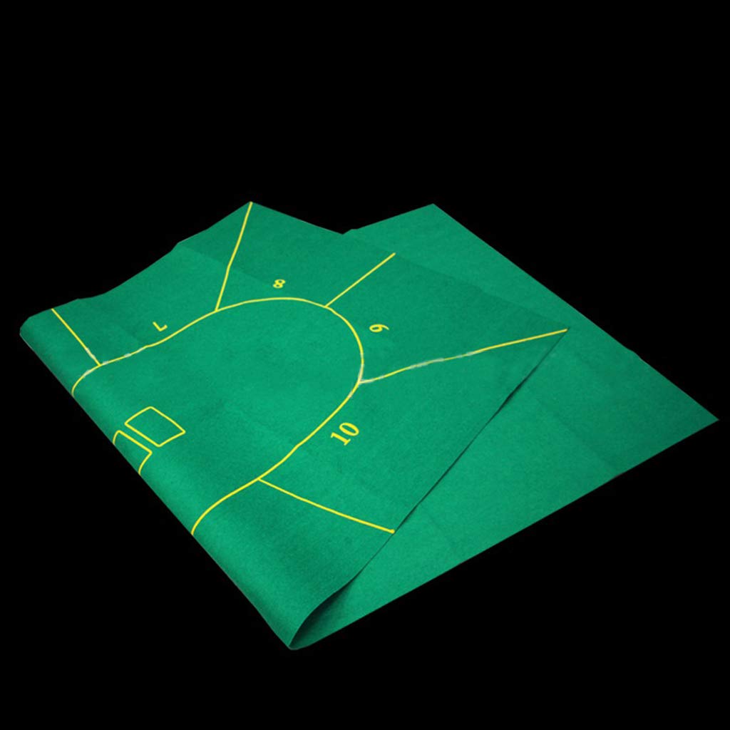 1 Pieza 180 * 90 cm paño de Mesa de póquer Texas Hold'em diseños de póquer Mantel Fieltro 10 Jugadores Alfombra de póquer/Tapis Poker