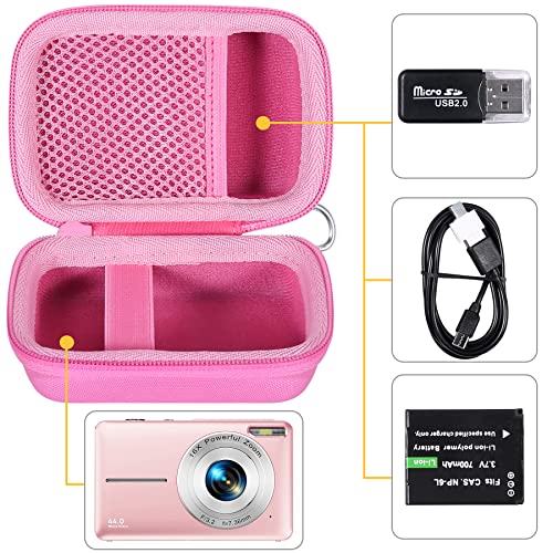 Estuche rígido para cámara digital rosa co2CREA miniatura 3
