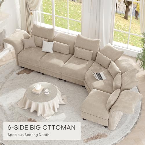 Luxury Sectional Sofa with Recliners