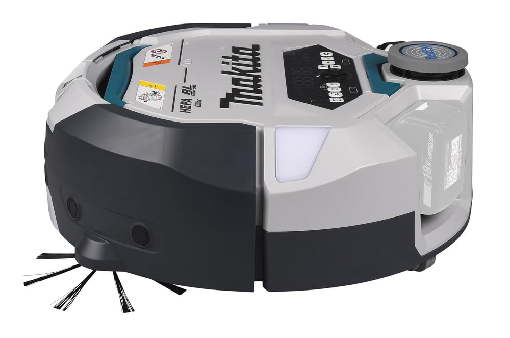 Makita Bezprzewodowy Robot Czyszczący, Biały/Czarny