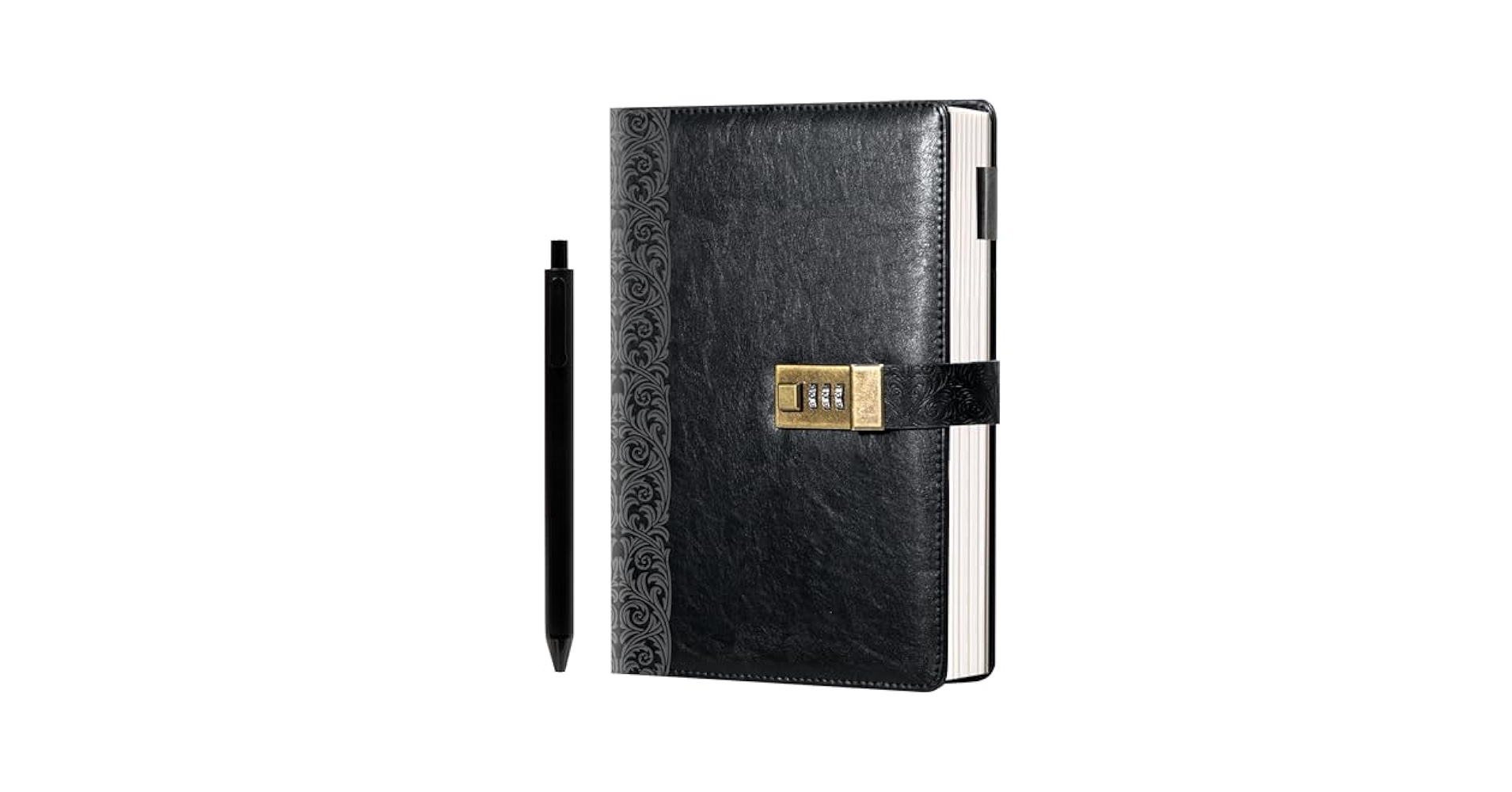 Amazon.com : CAGIE Vintage Diary with Lock 256 Pages Leather