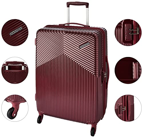 Image of American Tourister Georgia Polycarbonate 69 cms Red Hardsided Check-in Luggage (FS3 (0) 00 002)