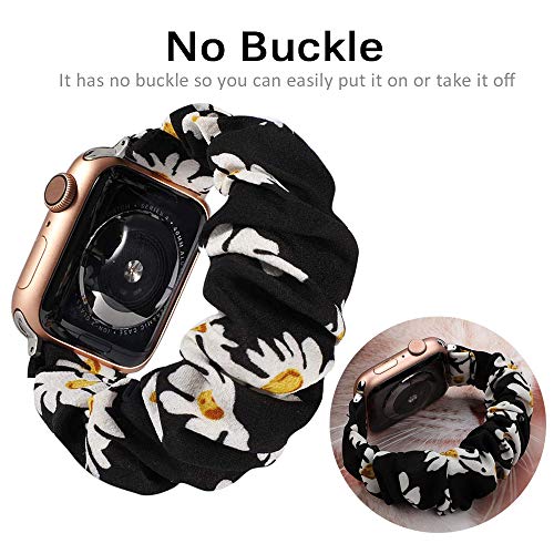 Miimall Compatible with Apple Watch 38mm/40mm Scrunchies Elastic Strap - Image 4
