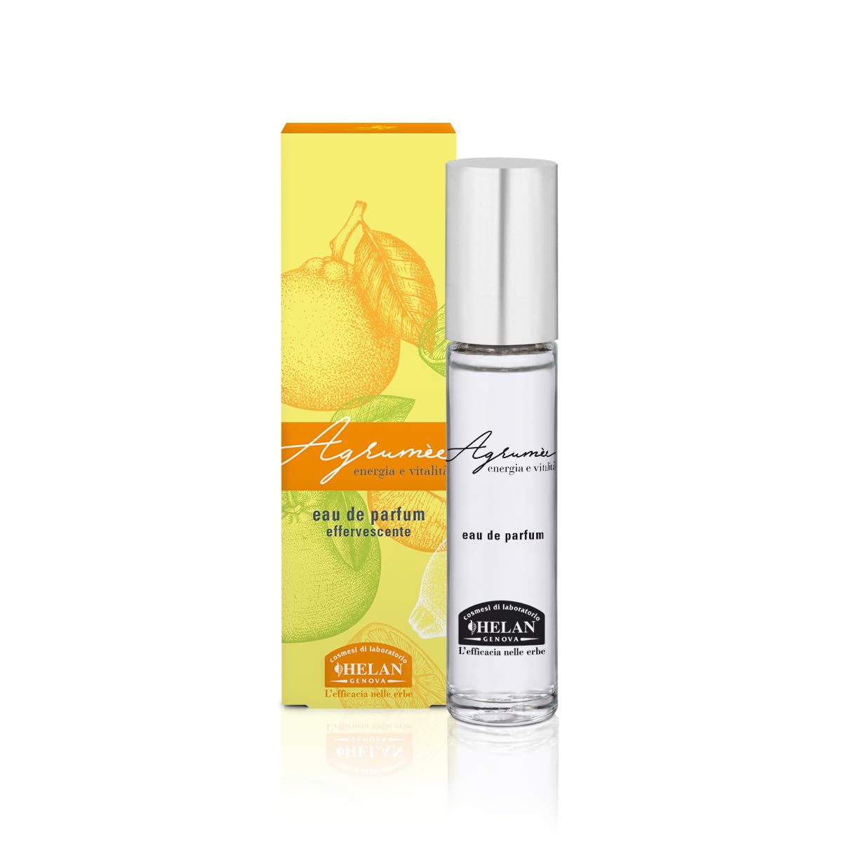 Helan Agrumèe - Perfume for Women with Citrusy Notes, Eau de Parfum for Women with Floral Scents, Travel Perfume Bottle, Holiday Essentials for Women, Feminine Fragrance - Made in Italy, 10 ml