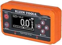 Klein Tools Nível Digital 935DAGL com ângulos programáveis, mede 0 – 90 e 0 – 180 graus ou intervalos de eixo duplo, laranja